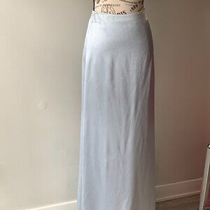 Floor length Anne Klein pale blue skirt
